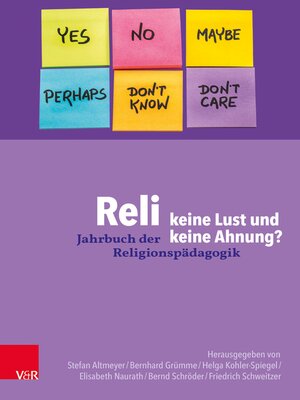 cover image of Reli – keine Lust und keine Ahnung?